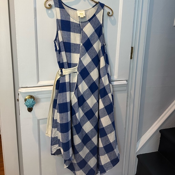 Anthropologie Maeve Summer Gingham Dress | Small - Picture 4 of 11